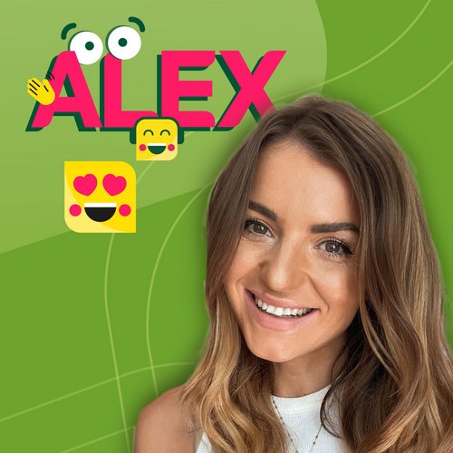 Podcast-Cover mit Alex Jeanne